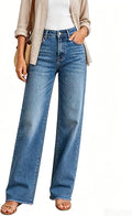 High Waisted Straight Jeans
