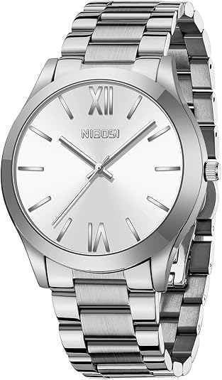Classic Black Steel Watch