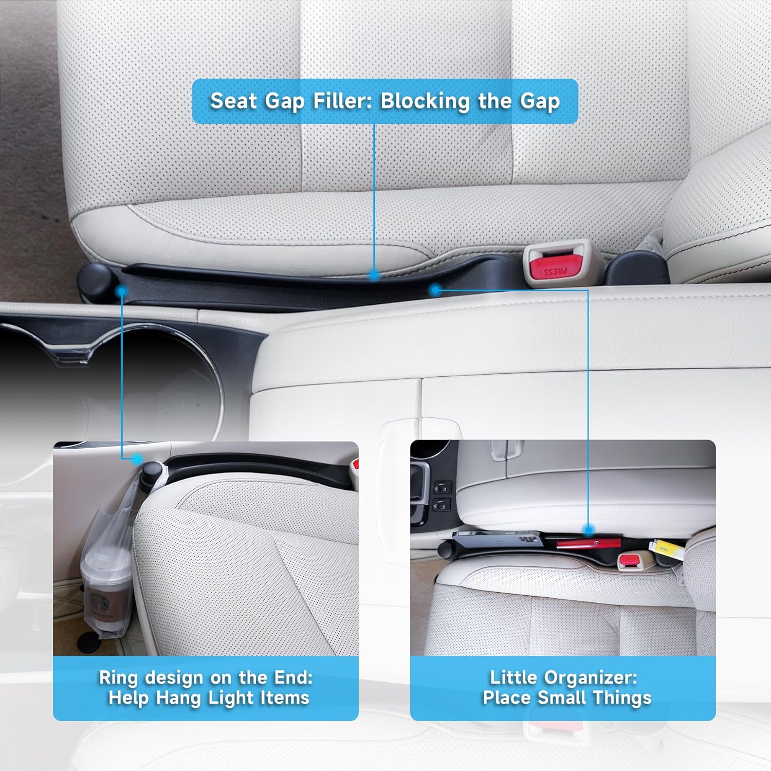 Car Seat Gap Organizer